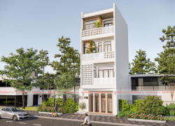 Mẫu Nhà Phố Hiện Đại 4 Tầng Tại Vũng Tàu